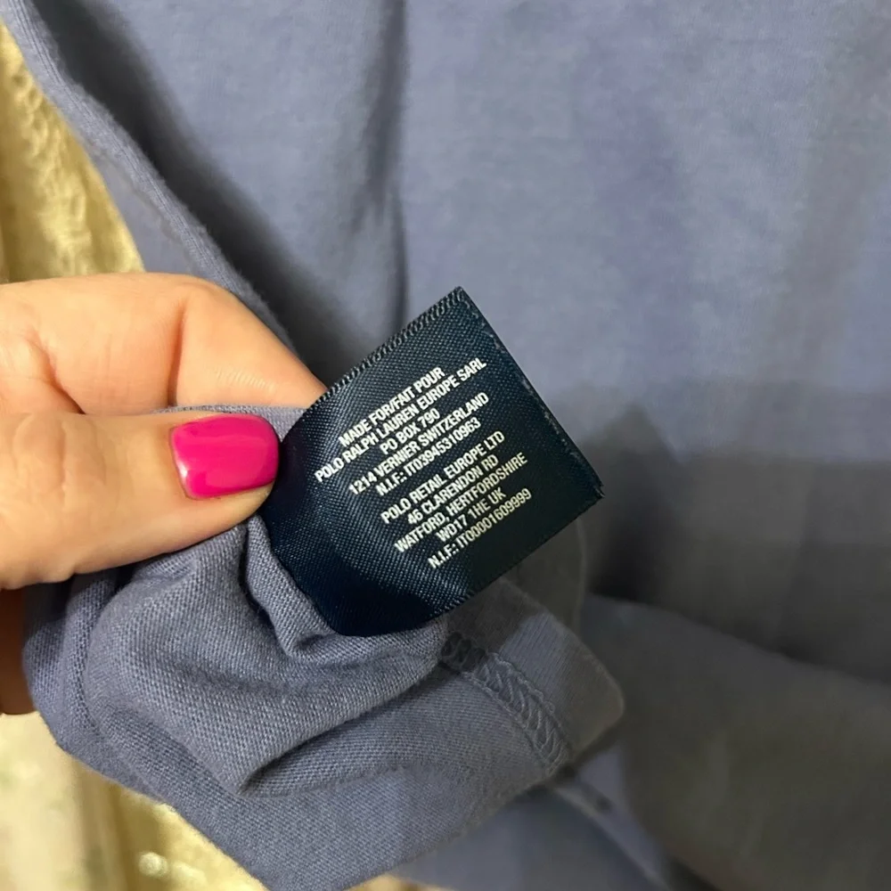 4/$25‎ Polo Ralph Lauren Boy’s Blue w/ Red Pony T-shirt Size Medium 10-12